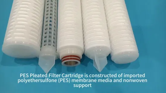 Homay Pes Pleated Micro Filter Cartridge for Liquid Filtration and Wine